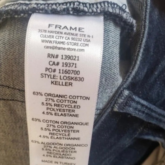 Frame Le One Skinny Jeans (Keller-dark blue) - Picture 4 of 4